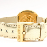 Swarovski Watch Crystalline White Yellow Gold Tone QUARTZ