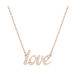 Swarovski necklace Emotion Love Rosé