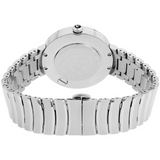 Swarovski Lovely Crystal Mother Of Pearl Dial Silver Steel Strap Watch For Women