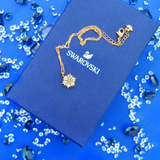 Swarovski Star Snowflake Magic Gem Necklace Rose Gold  Xmas