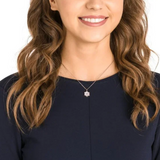 Swarovski Star Snowflake Magic Gem Necklace Rose Gold  Xmas