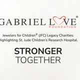 Support the cause 925 Sterling Silver Gabriel Love Foundation Twist Heart Pendant Necklace In-Store