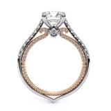 Verragio Engagement Ring COUTURE-0452R-18K TWO TONE ROUND | Designer Bridal Jewelry In-Store
