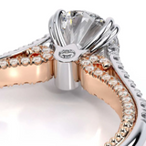 Verragio Engagement Ring COUTURE-0452R-18K TWO TONE ROUND | Designer Bridal Jewelry In-Store