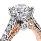 Verragio Engagement Ring COUTURE-0452R-18K TWO TONE ROUND | Designer Bridal Jewelry In-Store