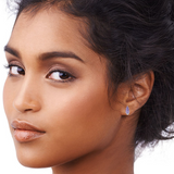 Tacori Amethyst Earrings Diamond Accents Sterling Silver In-Store