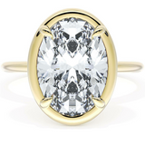 Tacori 18k Gold Oval Solitaire Engagement Ring | Founder's Collection In-Store