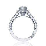 Tacori Clean Crescent 18k White Gold 0.53 Ctw Diamond Engagement Ring Setting Available In-Store