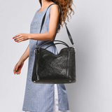 LOUIS VUITTON Monogram Lambskin Antheia Ixia PM Black Handbag Shoulder Bag pre-Owned Excellent Condition