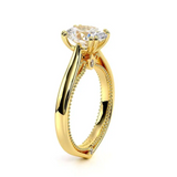 Verragio Engagement Ring 14K Yellow Gold Princess Oval Cut COUTURE-0418P