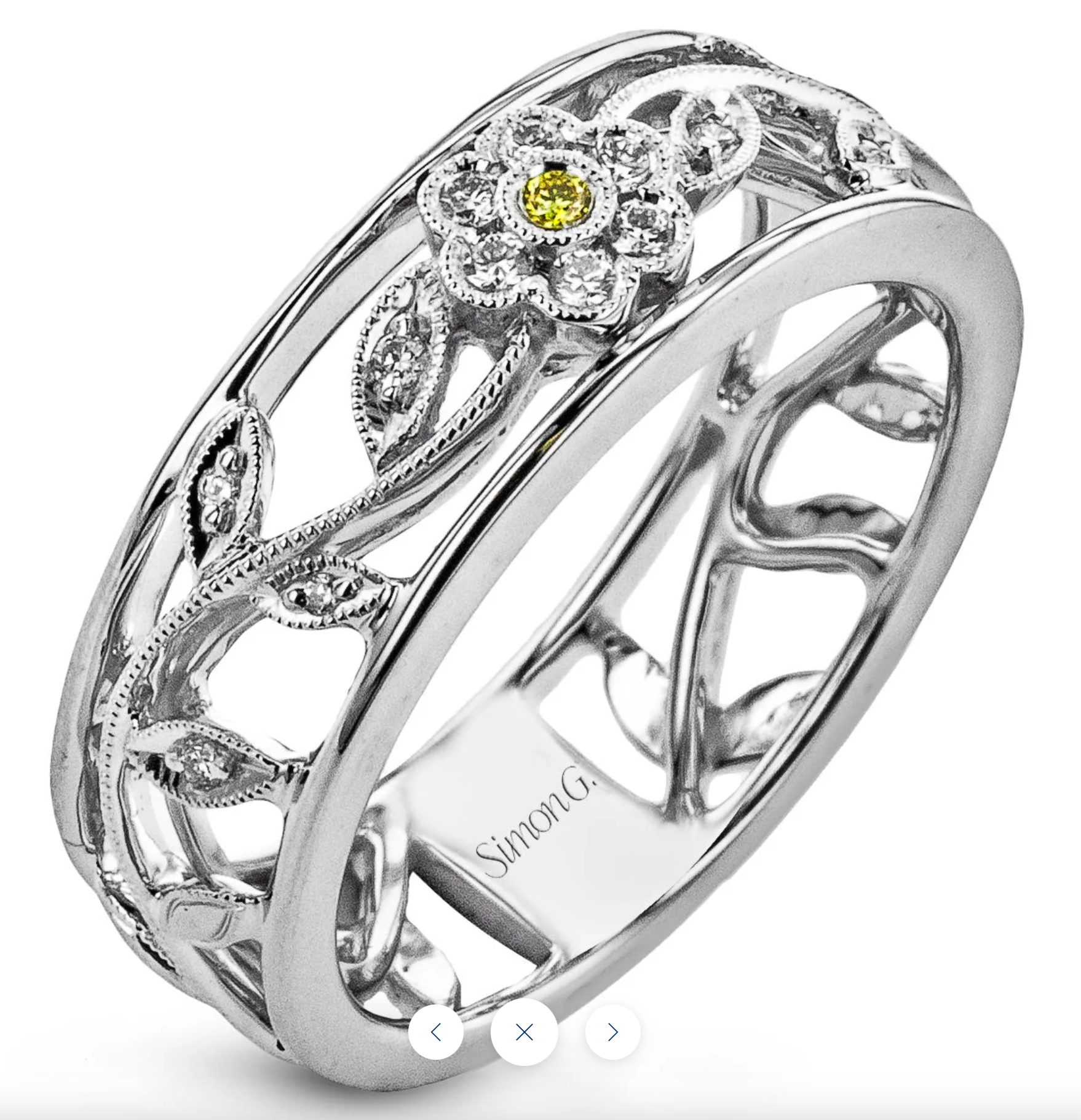Trellis Fashion Ring in 18k Gold with Diamonds