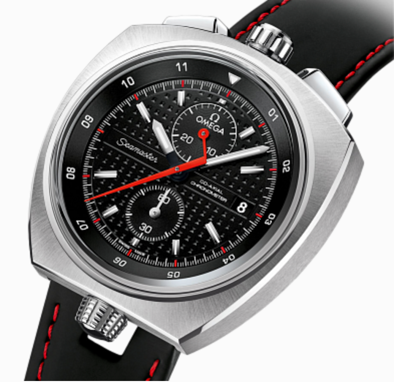 Omega SEAMASTER BULLHEAD 43 mm, steel on leather strap
