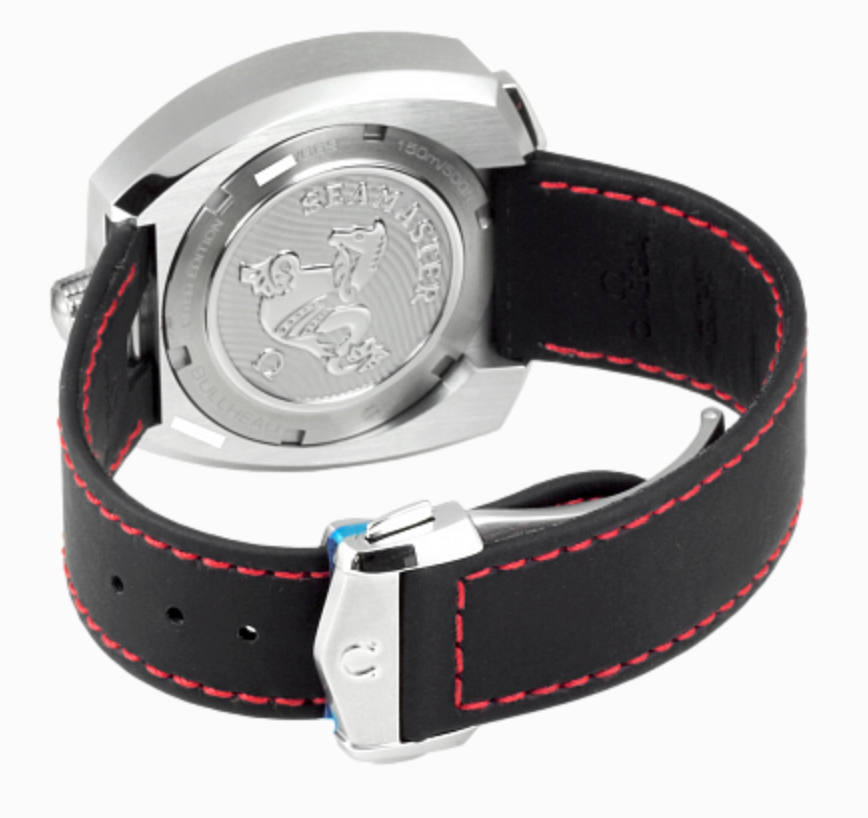 Omega SEAMASTER BULLHEAD 43 mm, steel on leather strap