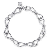 Bujukan Stirrup Link 925 Sterling Silver Bracelet