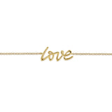 Chain Bracelet Initial 14K Yellow Gold Available In-Store