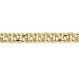 14K Yellow Gold Flat Heavy Chain Bracelet