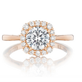 Tacori 18kt Rose Gold Pretty In Pink Engagement Ring 55-2CU65PK In-Store