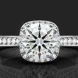 Tacori Platinum 2620RD Dantela Crown Diamond Engagement Ring