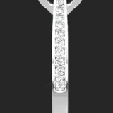 Tacori Platinum 2620RD Dantela Crown Diamond Engagement Ring
