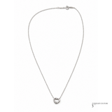 Tiffany & Co. Elsa Peretti Open Heart Necklace in Sterling Silver – 16" Chain | Pre-Owned