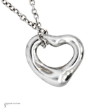 Tiffany & Co. Elsa Peretti Open Heart Necklace in Sterling Silver – 16" Chain | Pre-Owned