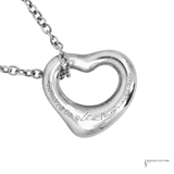 Tiffany & Co. Elsa Peretti Open Heart Necklace in Sterling Silver – 16" Chain | Pre-Owned