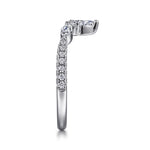 Gabriel & Co. Tulsie curved band profile