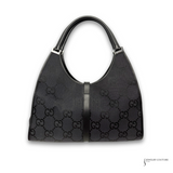 Gucci GG Canvas Black Jackie Vintage Style