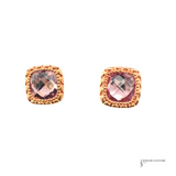 TACORI 5MM CUSHION ROSE AMETHYST STUDS In-Store