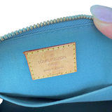 Louis Vuitton Alma Top Handle Bag BB Green Vernis Mini Bag Monogram Pre-Owned