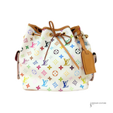 Louis Vuitton Pre-Owned x Takashi Murakami Multicolore Monogram Noé Petit