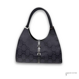 Gucci GG Canvas Black Jackie Vintage Style