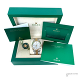 Rolex Datejust 41mm Yellow Gold & Stainless Steel Silver Index Dial & Fluted Bezel 126333