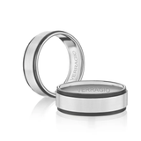 Verragio 14K White Gold Men's Wedding Band VWS-204 In-Store