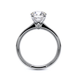 Verragio Platinum ROUND SOLITAIRE PLATINUM ENGAGEMENT RING - REN-SOL304 In-Store
