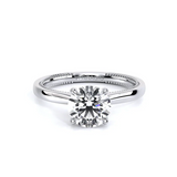 Verragio Platinum ROUND SOLITAIRE PLATINUM ENGAGEMENT RING - REN-SOL304 In-Store