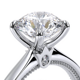 Verragio Platinum ROUND SOLITAIRE PLATINUM ENGAGEMENT RING - REN-SOL304 In-Store