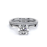 Verragio Platinum ROUND SOLITAIRE PLATINUM ENGAGEMENT RING - REN-SOL304 In-Store