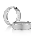 Verragio MODERN BRUSHED WEDDING RING 14K WHITE GOLD - VWS-207 In-Store