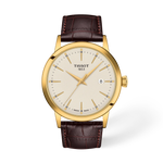 Tissot Classic Dream 42mm T129.410.36.261.00 Ivory Dial Gold PVD Watch