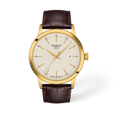 Tissot Classic Dream 42mm T129.410.36.261.00 Ivory Dial Gold PVD Watch