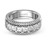 Simon G. LP1875 white gold diamond anniversary band, alternate view
