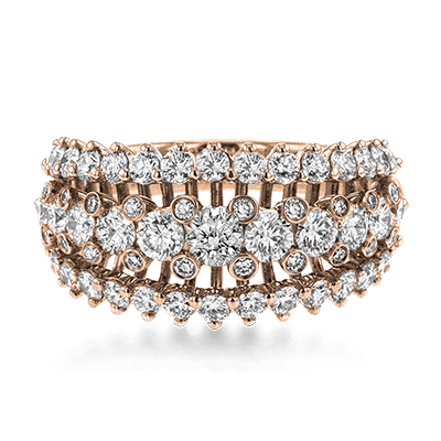 Simon G. LR1178 yellow gold diamond anniversary band, alternate view