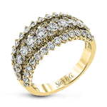 Simon G. LR1178 diamond anniversary band in 18K yellow gold