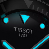 Tissot Seastar 1000 Quartz 40mm Black Dial Black PVD Watch T120.410.27.051.00 | Swiss Dive Watch