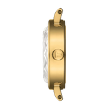 Tissot Lovely Round 19.5mm Green Dial Watch T140.009.36.091.00 | Gold PVD Swiss Quartz Women's Watch