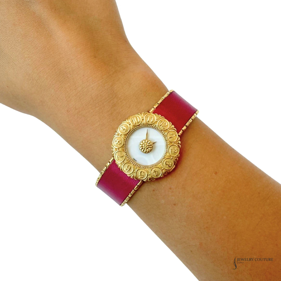 Buccellati Eliochron watch on the wrist