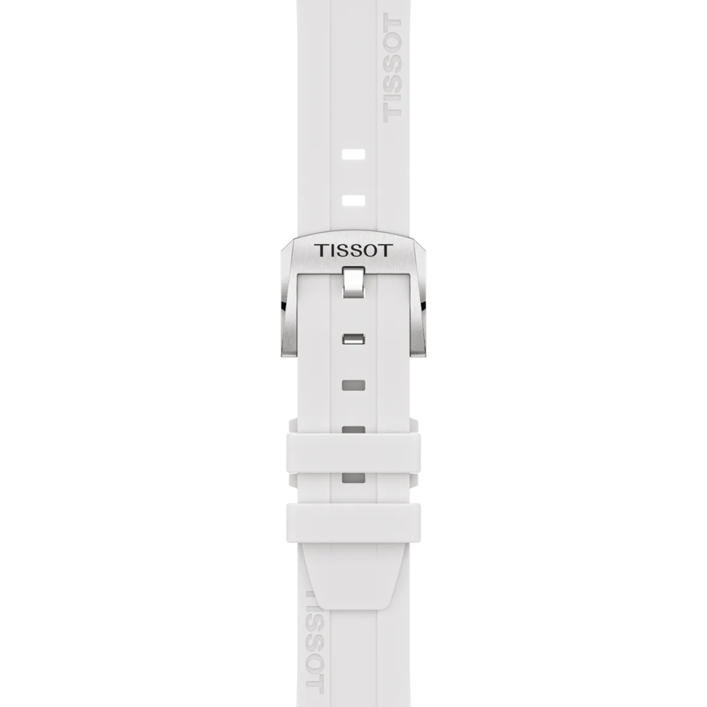 Tissot Seastar 1000 36mm white silicone strap