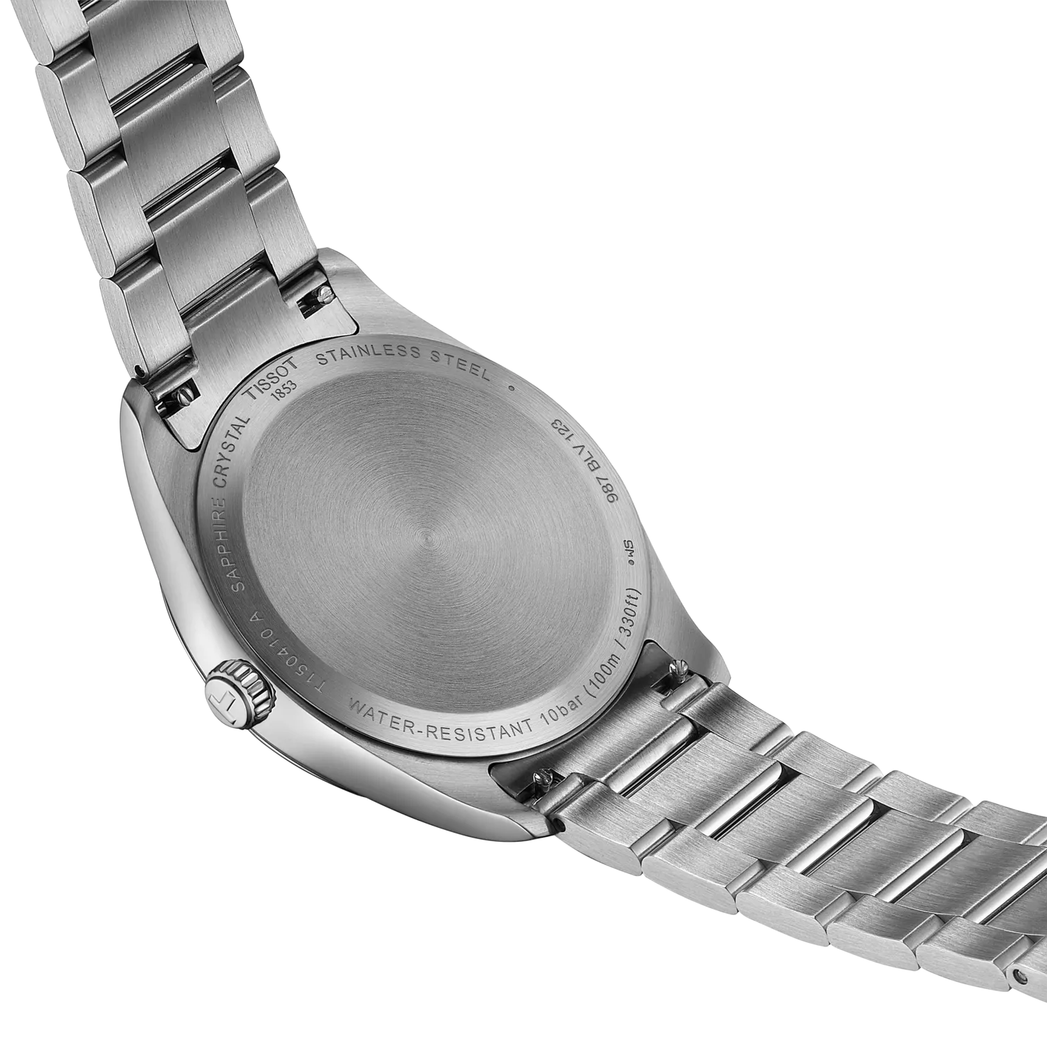 Tissot PR 100 40mm blue dial detail