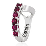 Simon G. LE4624 18K Gold Color Gemstone Cuff Earring | Sapphire or Emerald